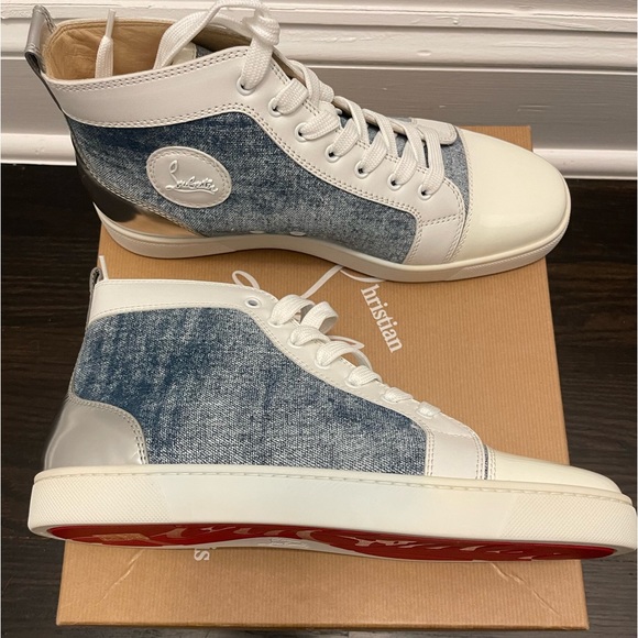 Christian Louboutin ‘Louis Flat Patent/Jean/Specchio’ High Top - Picture 10 of 11